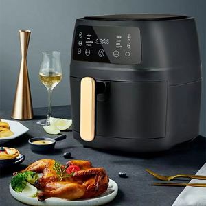Freidora de Aire Silver Crest de Alta Calidad con Pantalla Táctil Inteligente, Negra, 8L, Sin Aceite, Gran Potencia - Product Image 1