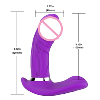 Vibrateur portable télécommandé pour femmes, jouet sexuel vibrant puissant pour point G, vente en gros
