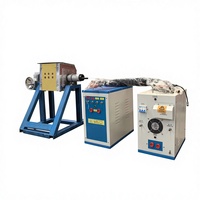 Fourneau de fusion à induction Topyro 5-200 kg avec contrôle PID automatique pour la fusion de ferraille, acier, cuivre, aluminium et la coulée de métaux