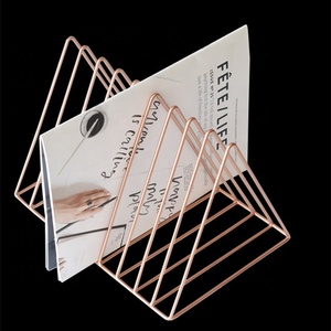 Dây Kim Loại Tạp Chí Lưu Trữ Giá Chủ Cho Nhà Và Văn Phòng Máy Tính Để Bàn Giá Sách - Product Image 4