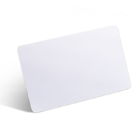 Tarjeta en blanco NFC de inyección de tinta imprimible MIFARE Classic EV1 1K1K 13,56 Mhz Tarjeta con chip IC/ID de Pvc Rfid regrabable inteligente blanca