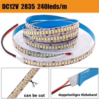 DC 12V 24V SMD LED-Licht leiste 5m weißes LED-Streifen band Nicht wasserdichte Lampen lichtst reifen Küche Wohnkultur