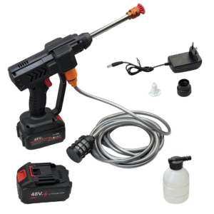 Idropulitrice Portatile Senza Fili, Lavatrice ad Alta Pressione con Batteria al Litio <span class=keywords><strong>24V</strong></span>, Elettro-idropulitrice per Pulizia Auto - Product Image 1
