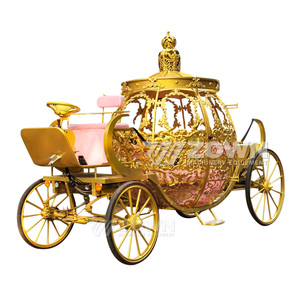 Chariot de mariage royal électrique de haute qualité, type citrouille de Cendrillon, à 4 roues, alimenté par batterie, couleur personnalisable - Product Image 2