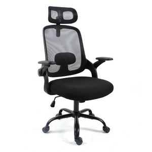 Schienale alto regolabile bracciolo nero ergonomico in Mesh sedia da ufficio di lusso Executive sedia da ufficio - Product Image 2