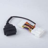 Cable adaptador de diagnóstico OBD2 a 26 pines, conector macho-hembra OBDII, cable de escaneo de ECU automático, compatible con Tesla Model