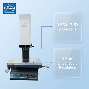 คู่มือระบบวัดด้วยวิดีโอ VMS-3020FS เครื่องวัดภาพด้วยระบบออปติคอล 2D/2.5D ระยะการวัด 300x200 มม. รับประกัน 1 ปี ความละเอียด 0.5 ไมครอน - Product Image 2