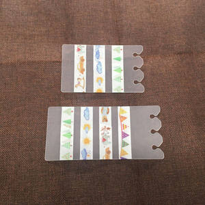 A5 A6 Loose Leaf Washi Tape Binder <b>Sheets</b> PP Matte Thickened 60 <b>Silk</b> - Product Image 1