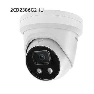 Caméra réseau tourelle fixe HIK 8MP IR 4K IP POE avec micro intégré, caméra de sécurité CCTV, vision nocturne, modèle original <span class=keywords><strong>DS</strong></span>-<span class=keywords><strong>2CD2386G2</strong></span>-IU - Product Image 1