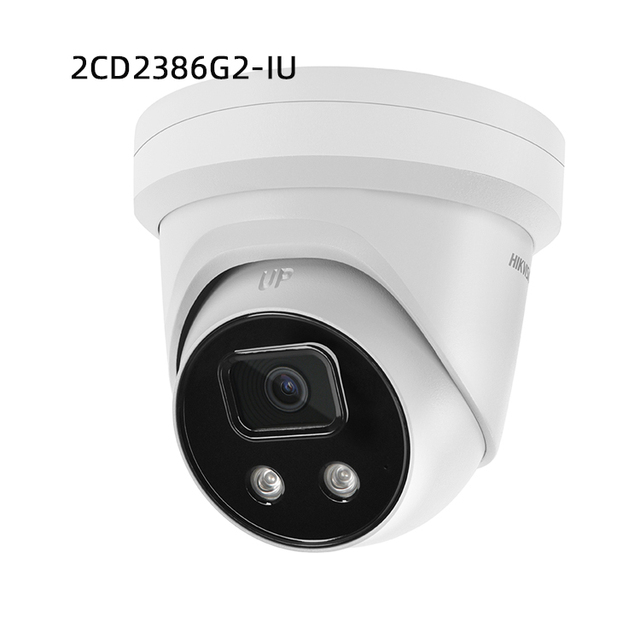 HIK 8MP IR Fixed Turret Network Camera 4K IP POE Camera Built in Mic CCTV Security Camera Night VISION Original DS-2CD2386G2-IU