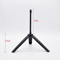 Kit d'éclairage annulaire LED 6 pouces économique avec température de couleur réglable, mini trépied et lampe de table pour TikTok, maquillage, YouTube, vlog, streaming et réunions