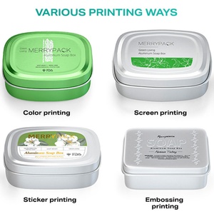กล่องอะลูมิเนียมสี่เหลี่ยมแบบกำหนดเอง พิมพ์ลายนูน กล่องสบู่อะลูมิเนียม - Product Image 4