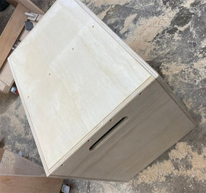Custom Cross Fit Step Equipo <span class=keywords><strong>de</strong></span> ejercicio CrossFits Solid Plyo Box Pliometric Training Jump Caja <span class=keywords><strong>de</strong></span> madera - Product Image 4