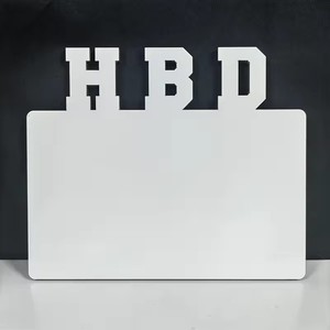 Rubysub chúc mừng sinh nhật khung ảnh thăng hoa MDF quà tặng sinh nhật tùy chỉnh khung ảnh tự làm - Product Image 5