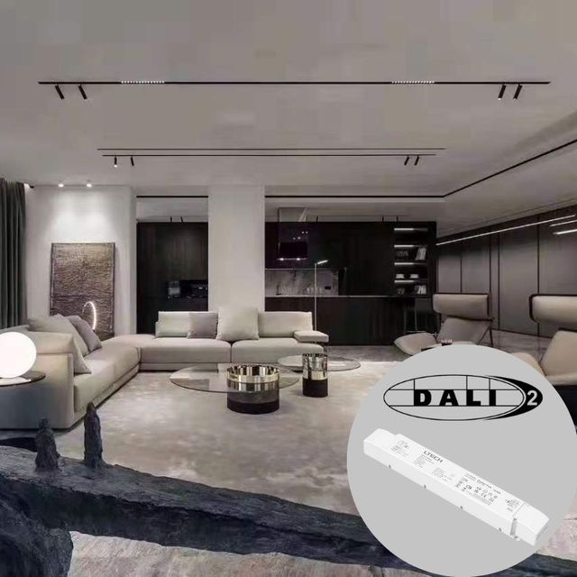 DALI LED Driver 24V 75W DT8 DW Push Dim CCT LM-75-24-G2D2 for 5-Year Warranty Smart Home System for LED Lighting