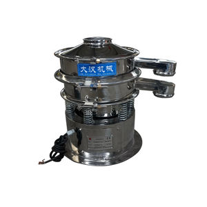 Dahan Nuevo Cribador Vibratorio Rotatorio Duradero de Acero Inoxidable para Agregados, Leche en Polvo y Granos de Café con Tolva - Product Image 1