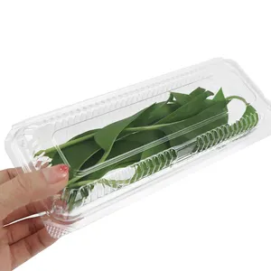 4oz Hanging Fresh Herb Package Hanging Herb Clamshell Packaging Hook Top Clamshell Herb Pack