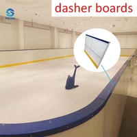 Piste de patinage à roulettes portable, revêtement de sol personnalisé en feuille d'UHMWPE artificielle, patinoire sur glace