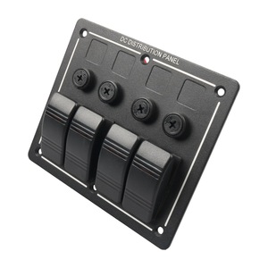 Dc Distribution Panel 4 Way Rocker Switch 12V 10A Ip65 Plastic Boat Marine Use - Product Image 3