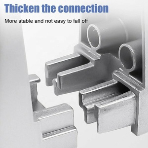 Hot Sell Aluminium Büro Schreibtisch Trennwand Halterung Regal Verstellbarer Bildschirm Clip Typ B Tisch teiler Halter Klemme - Product Image 6