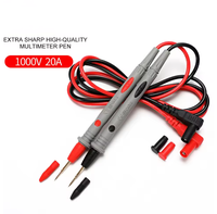 Câble de test universel numérique 1000V 10A 20A à pointe fine, sonde multimètre, stylo de mesure, câble d'instrumentation
