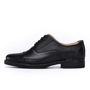 Chaussures pour hommes, chaussures de travail à trois brides avec lacets, chaussures de sécurité pour hommes, chaussures habillées formelles, chaussures en cuir de bureau, chaussures de travail - Product Image 4