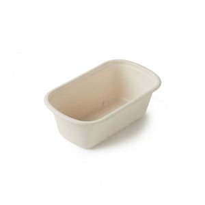 Assiette jetable biodégradable en bagasse de canne à sucre pour emballage alimentaire, ronde blanche 9''/10''/12'' - Product Image 4