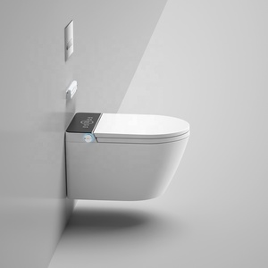 Toilette à induction murale intelligente avec <span class=keywords><strong>cuvette</strong></span> intégrée suspendue dissimulée et forme allongée dotée <span class=keywords><strong>d</strong></span>'un réservoir <span class=keywords><strong>d</strong></span>'<span class=keywords><strong>eau</strong></span> intelligent - Product Image 6