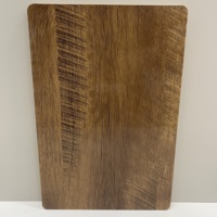 Porte de placard moderne en panneau MDF mélaminé E0 sablé, motif marbre et acrylique haute brillance, finition miroir, pour armoire intérieure