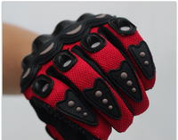 Gants de moto tout-terrain populaires en gros, respirants, pour sports de plein air, à doigts complets, coupe-vent, antidérapants, compatibles écran tactile