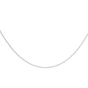 Dainty Textured Cylindrical White Pt950 Fine Beaded <b>Chain</b> Necklace Unisex Sweet Minimalist Platinum Jewelry Gift Longjia China - Product Image 1