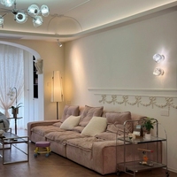 Canapé Modulable Moderne en Tissu Suédine 3 Places, Sectionnel, Rembourré Éponge Cloud, Housse Durable, Luxe pour Salon et Chambre, Non Gonflable
