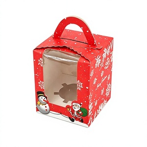 Boîte cadeau en papier personnalisée Ramadan Mubarak avec poignée, emballage doré Eid Mubarak pour bonbons et chocolats, emballage en gros - Product Image 1