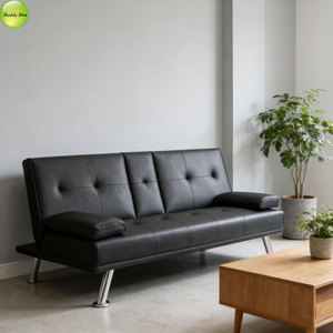 Sofá Cama Moderno Multifuncional de 2 Plazas con Mesa de Centro Plegable para Dormitorio/Sala de Estar/Hotel/Apartamento - Product Image 1