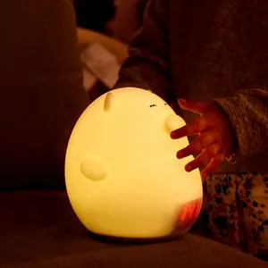 Intelligente di controllo remoto dimming colore che cambia lampade da tavolo regalo magico touch luci di umore lampada piccolo 3d ha condotto la luce di notte per bambini