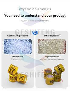 <span class=keywords><strong>2023</strong></span> Fci Standard Couleur Jambe Anneau Pinsons Oiseau À Vendre Canary Pigeon Racing Anneau - Product Image 5