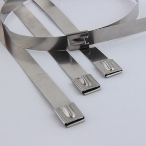 Bridas para cables de acero inoxidable de alta calidad, cerradura de bola, bridas de cremallera de Metal sin recubrimiento, venta al por mayor, bandas, Cables de banda liberables autoblocantes - Product Image 4
