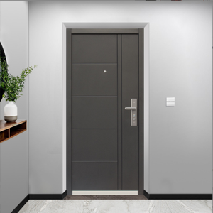 Puerta de Seguridad de Acero al por Mayor, Diseño de Puerta de Acero Inoxidable, Puertas de Acero Modernas para el Hogar - Product Image 2