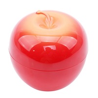 Zalfpotje Lege Plastic Cosmetische Container Perzik Peer Lemon Apple Fruit Vorm Pot Fruit Crème Lege Fles Reizen Draagbare