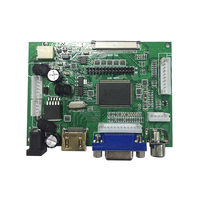Pantalla LCD TFT TTL LVDS TN64 TN90 TN92 TN94, Placa Controladora LCD PCB800099 con HD MI Compatible con VGA AV para Carpc Raspberry Pi