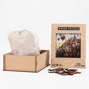 Nuovo oggetto personalizzato 3D Puzzle in legno giocattoli educativi a forma di animale unico Puzzle per bambini