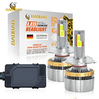 Ampoules LED BAOBAO BB2488 haute puissance 200W 400W H1 H4 H7 H8 H11 9005 9006, phares super lumineux pour voiture, lumières LED auto