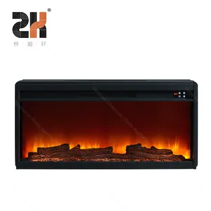 Wohnzimmer 36 Zoll Einsatz Kamin 110V 220V eingebauter elektrischer Kamin Dekorative LED elektrische Kamin heizung