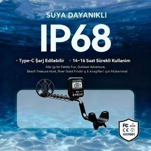 Altın Dedektörü Endüstriyel Metal Tespit Sistemi Yüksek Hassasiyetli Metal Tarama Cihazı Dış Mekan Arama Altın Dedektörü - Product Image 1