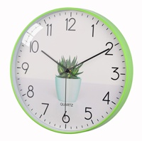 Jam Dinding Modern Custom Grosir Satu Sisi untuk Ruang Tamu Jarum LUMINOVA Baterai Plastik Ukuran dan Warna Kertas Custom