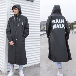 Impermeable TX604 de Alta Calidad Unisex, Chaqueta Impermeable Gruesa de EVA para Mujeres y Hombres, Ropa de Lluvia Negra para Motocicletas y Camping - Product Image 4