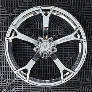 ขอบโครเมี่ยมสีเงินแบบกำหนดเองล้อ5X114.3ล้อสำหรับ V1 Nismo G37 Q50 350Z นิสสัน370Z Infiniti Q50 Q60 G37 G35 - Product Image 2