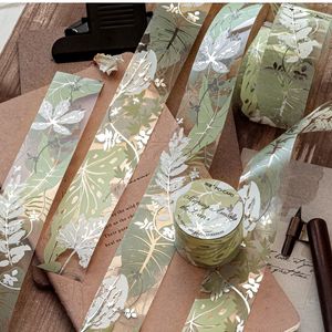 1 rouleau de ruban adhésif <span class=keywords><strong>s</strong></span>érie All Things Silent Like a Mystery, fournitures de journalisation à motif floral vintage pour la décoration et le collage DIY - Product Image 3