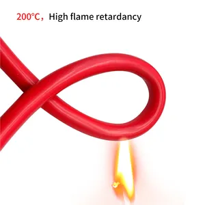 25mm 50mm2 75mm2 95.5mm2 Heat Resistants Flexible Silicone Copper Wires Silicone Cable High Voltage Wire For Electric Vehicle