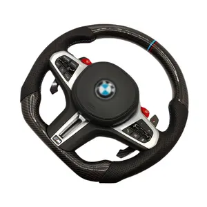 Roda kemudi mobil kustom untuk BMW, suku cadang, roda kemudi game